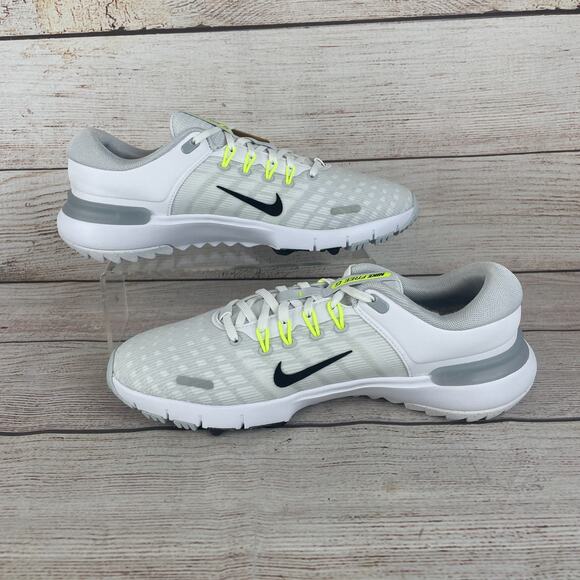 Nike Free Golf NN Mens Sz 8.5 Golf Shoes Gray White FN03332-101 - Picture 2 of 9